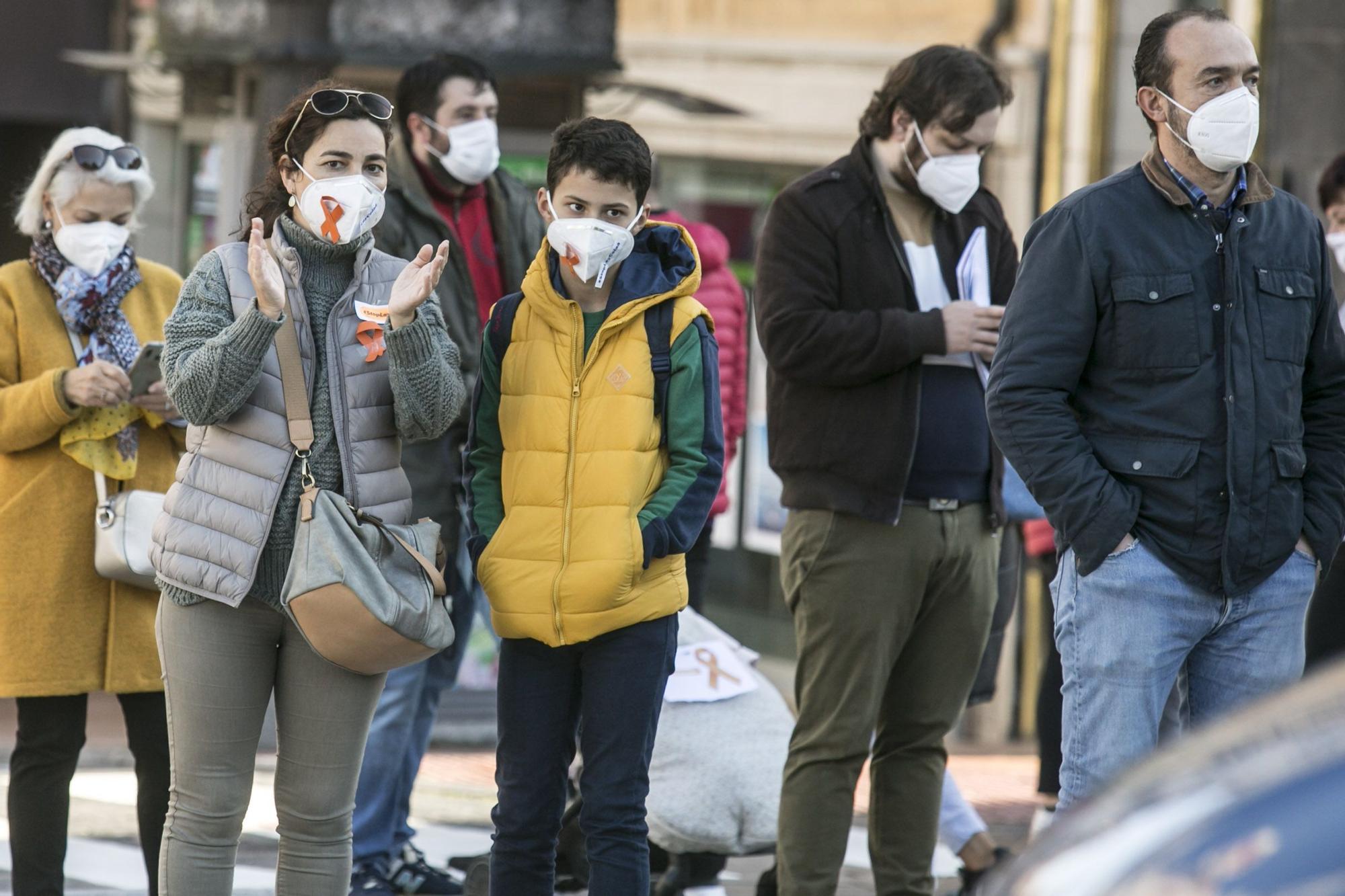 Protestas en Oviedo