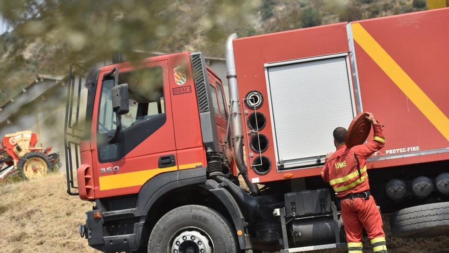 Muere un miembro de la UME en el peor incendio de la historia en Aragón