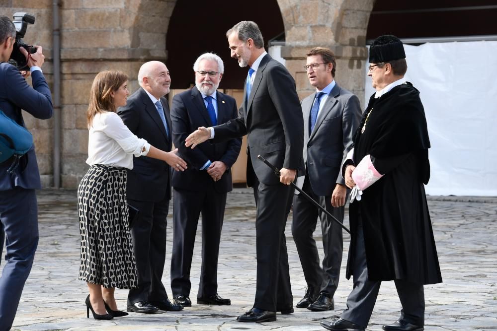 El rey Felipe VI inaugura el curso en A Coruña