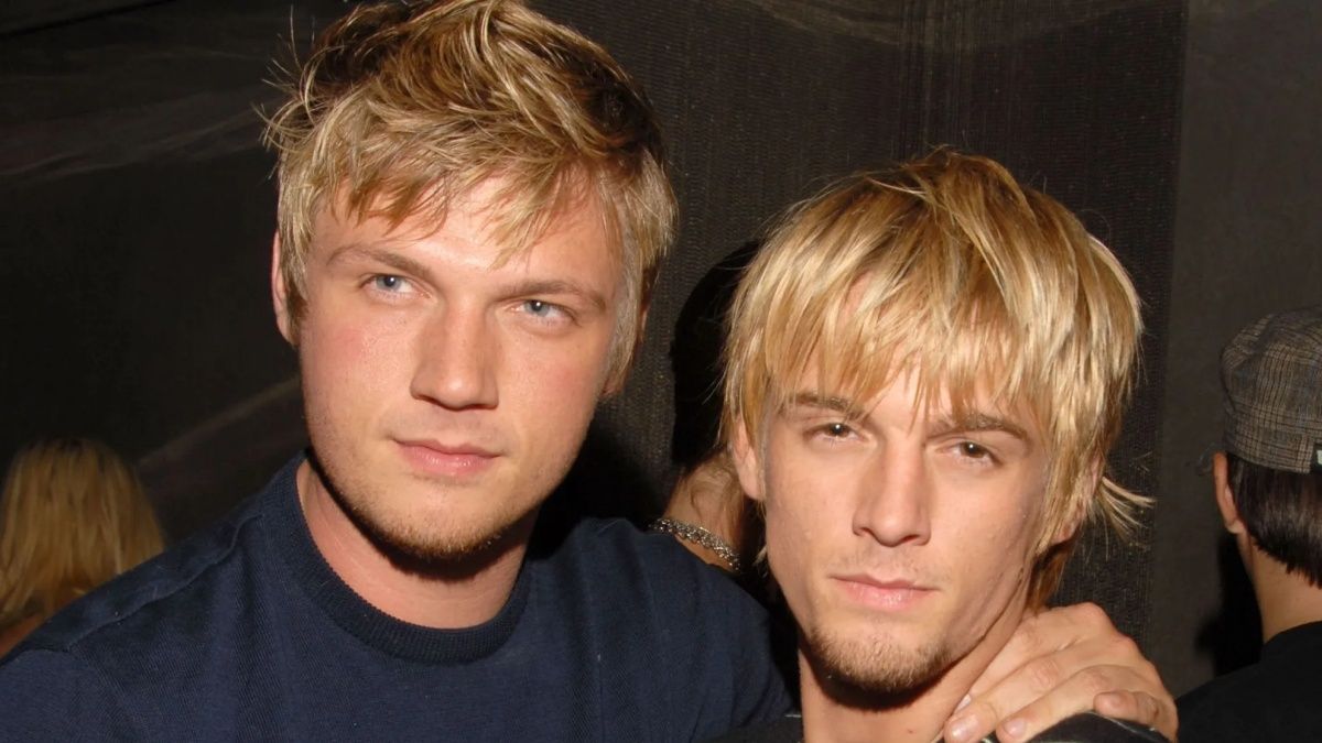 Nick Carter junto a su hermano fallecido Aaron Carter