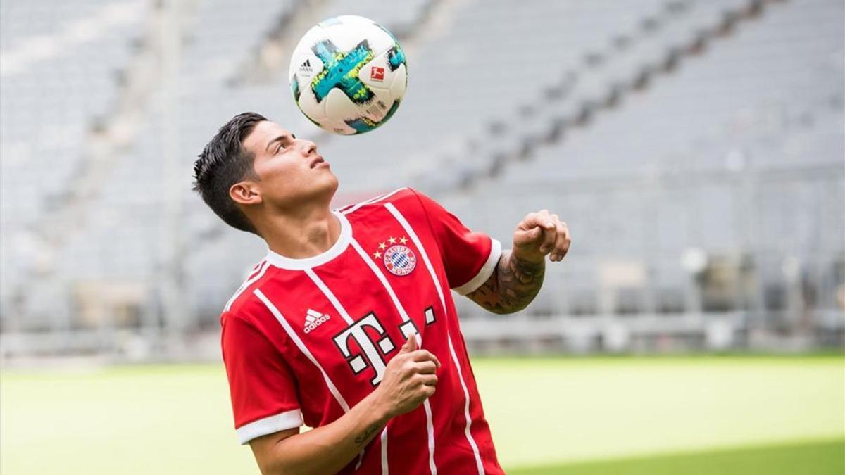 El Bayern ha agotado las camisetas con el 11 de James