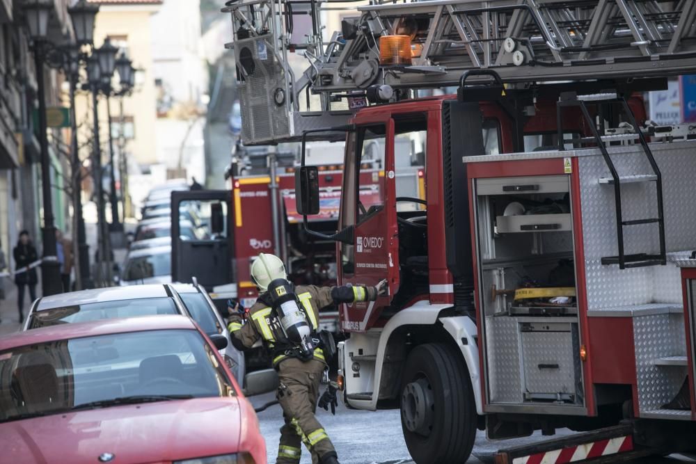 Incendio en Ciudad Naranco .