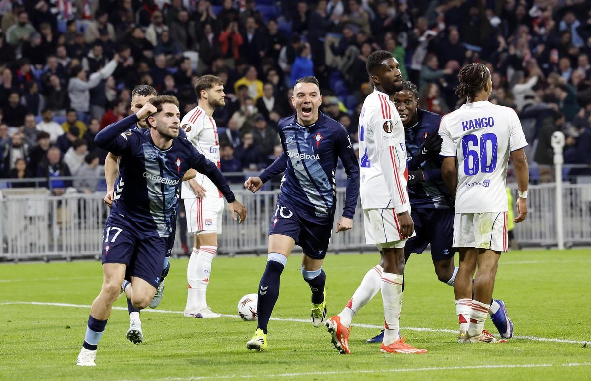 La victoria europea del Celta en Lyon, en imágenes La victoria europea del Celta en Lyon, en imágenes