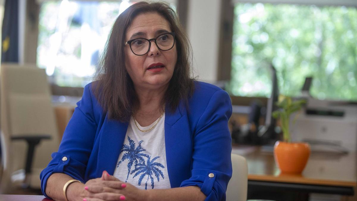 La consellera de Salud, Manuela García
