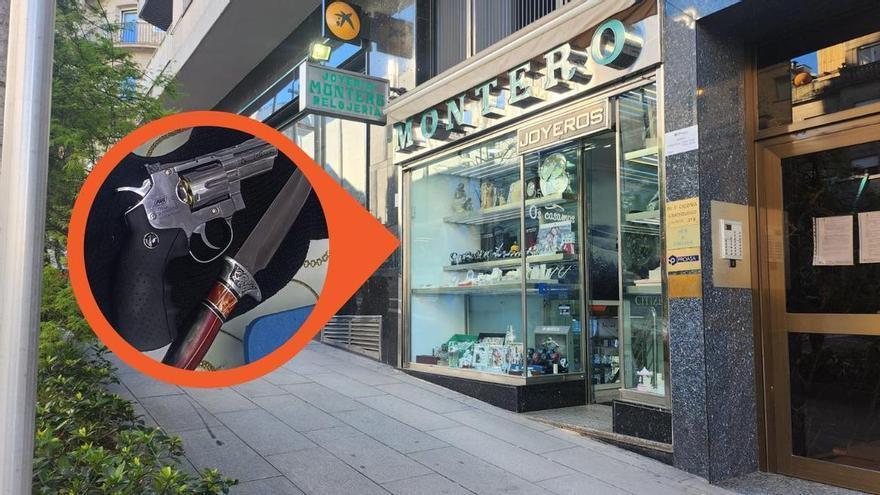Así fue el atraco de una joyería de la Gran Vía de Vigo: «¡Todos quietos, contra la pared!»