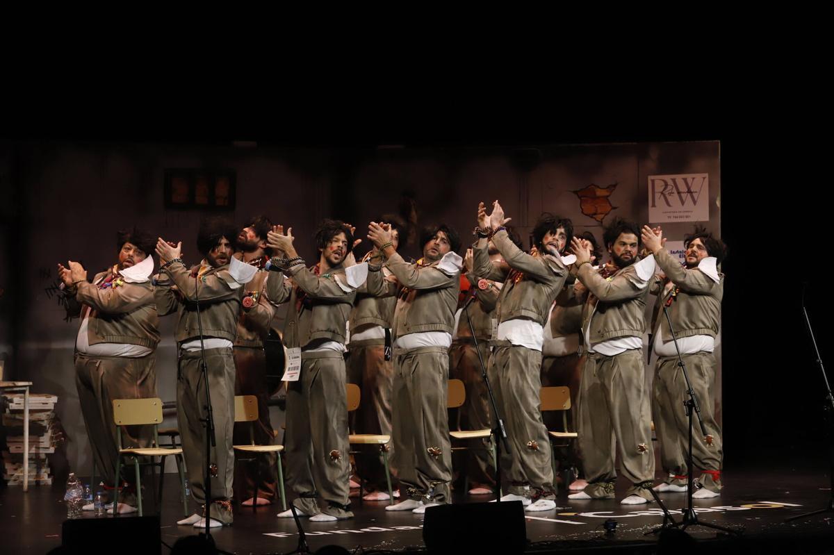 A.J.González Córdoba Quinta y última sesión de la fase preliminar del Concurso de Agrupaciones Carnavalescas de Córdoba 2026 ¿Salimos? (o no) chirigota de Almodóvar del Río