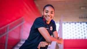 SANT JOAN DESPÍ 24/04/2025 Deportes. Entrevista a la jugadora del FC Barcelona Femenino Salma Paralluelo. FOTO de ZOWY VOETEN