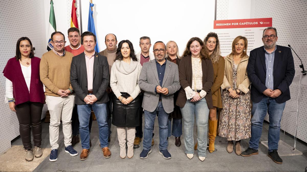 Galería | Así ha sido la presentación de los presupuestos de la Diputación de Cáceres