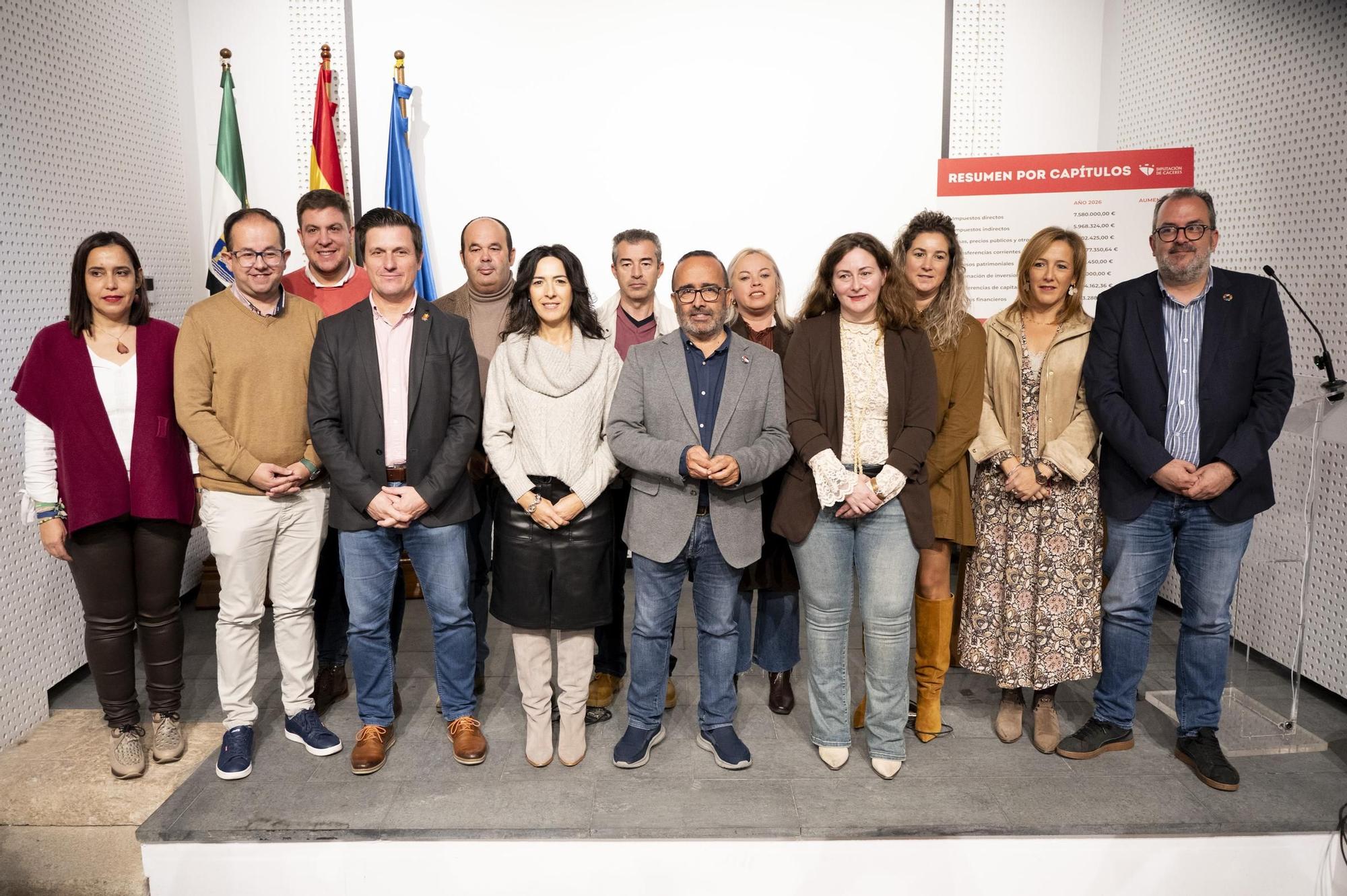 Galería | Así ha sido la presentación de los presupuestos de la Diputación de Cáceres