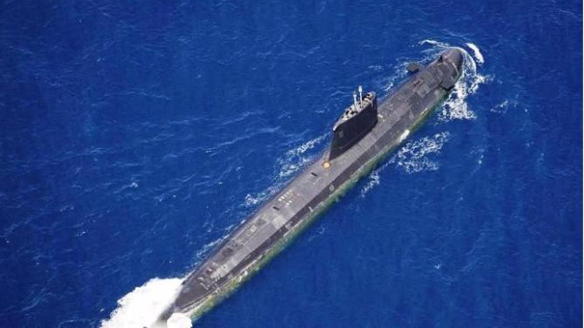 El submarino S-71 'Galerna' de la Armada Española