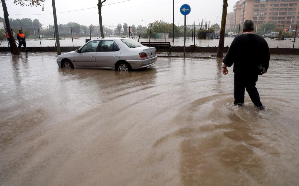 Calle inundada