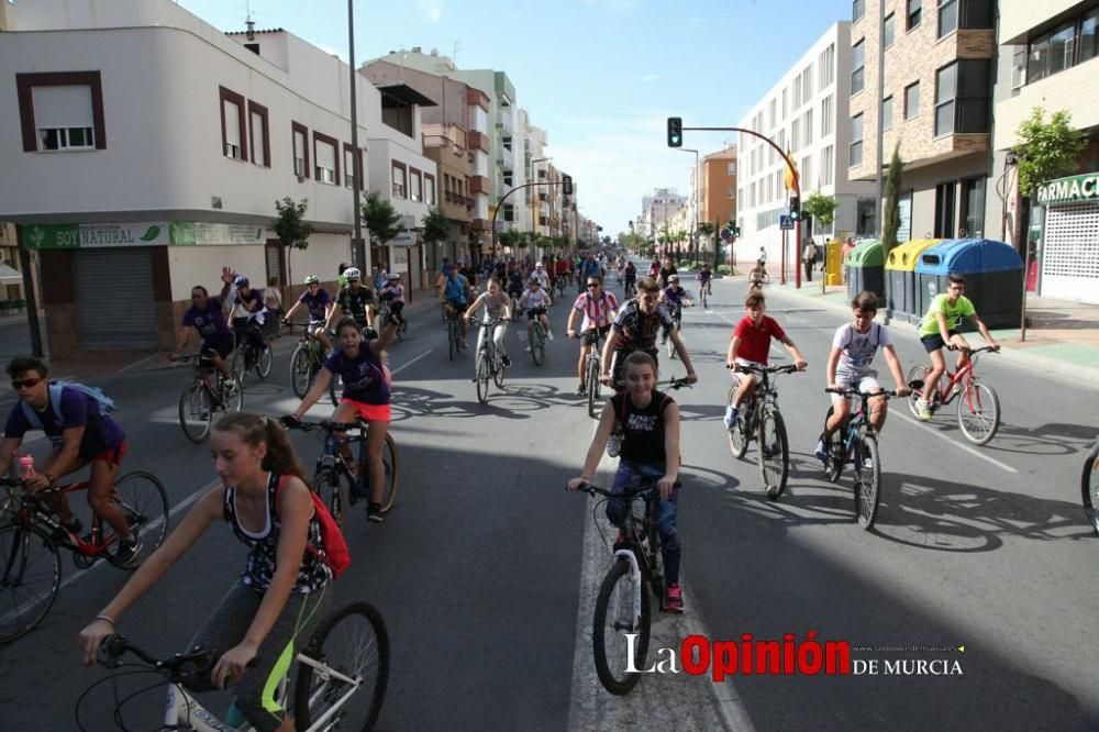 Ciclopaseo para clausular en Lorca los JDG