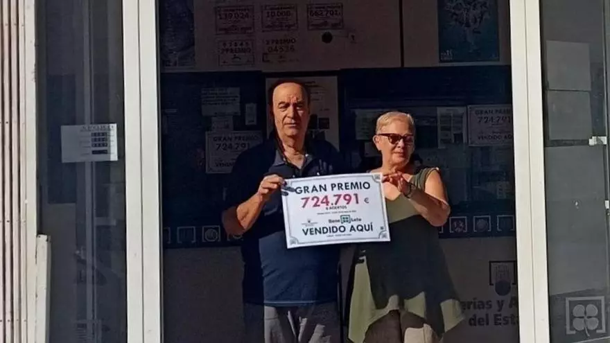 El Punto de Venta Vargas, situado en Arrecife, dio el primer premio en el sorteo de la Bonoloto (28/05/2024)