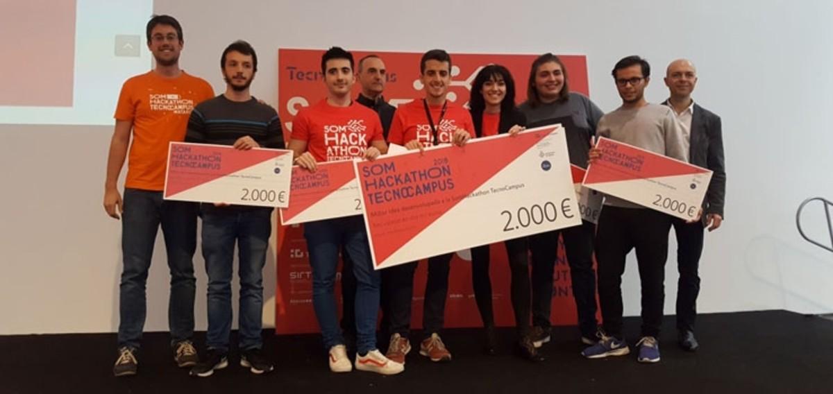 Guanyadors de la segona Som Hackathon. Guanyadors de la segona Som Hackathon.
