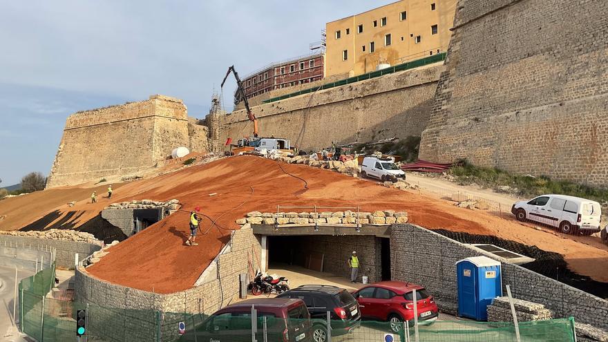 Imágenes de las obras del Parador de Turismo de Ibiza