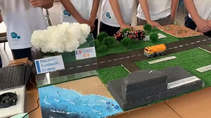 La creación de los alumnos del Liceo Francés de Telde para frenar el cambio climático y la contaminación marina