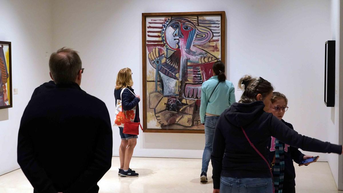 Visitantes del Museo Picasso Málaga.