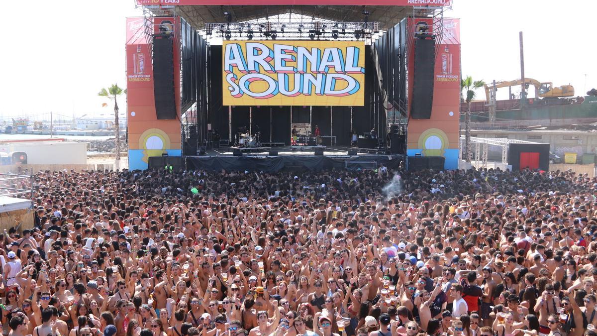 El público del Arenal Sound en Burriana.