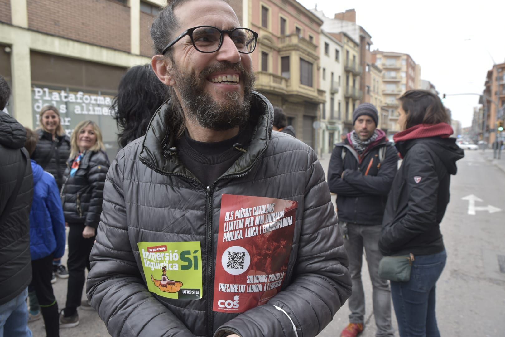 El sector educatiu es manifesta a Manresa