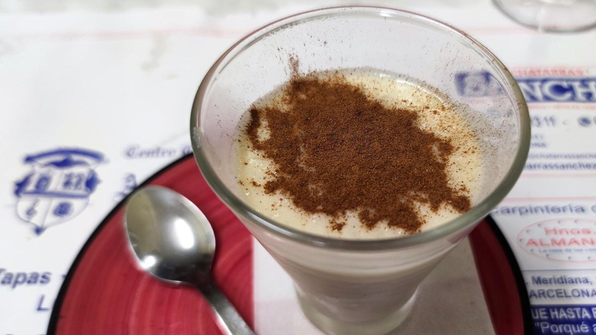 Natillas del restaurante Airiños da nosa Galicia.