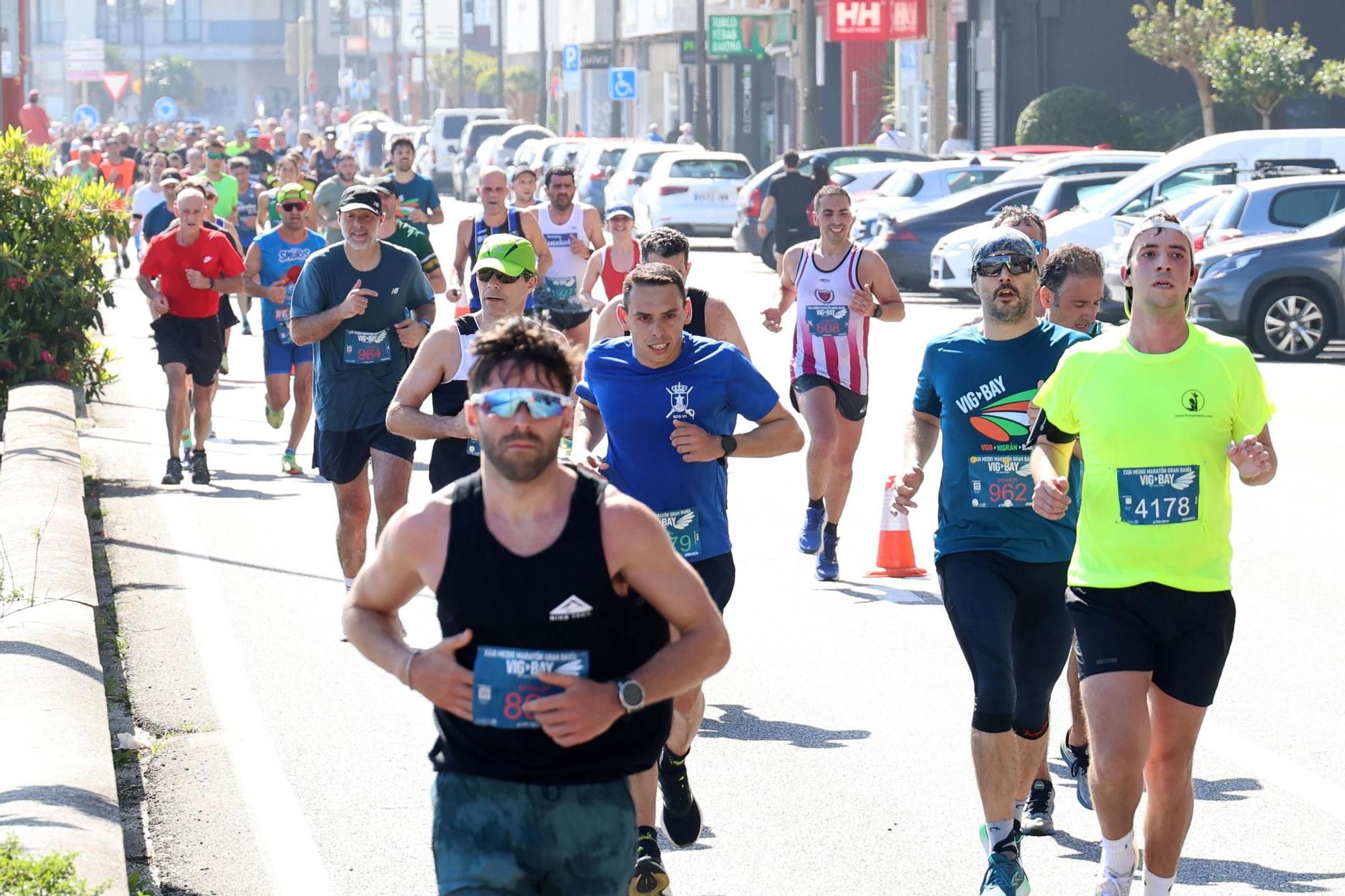 Una Vig-Bay multitudinaria: 21 kilómetros con miles de pisadas