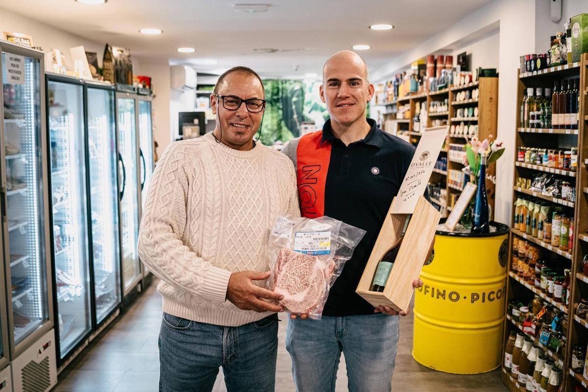 La tienda "Ourense Gourmet" en la rúa da Paz de Ourense.