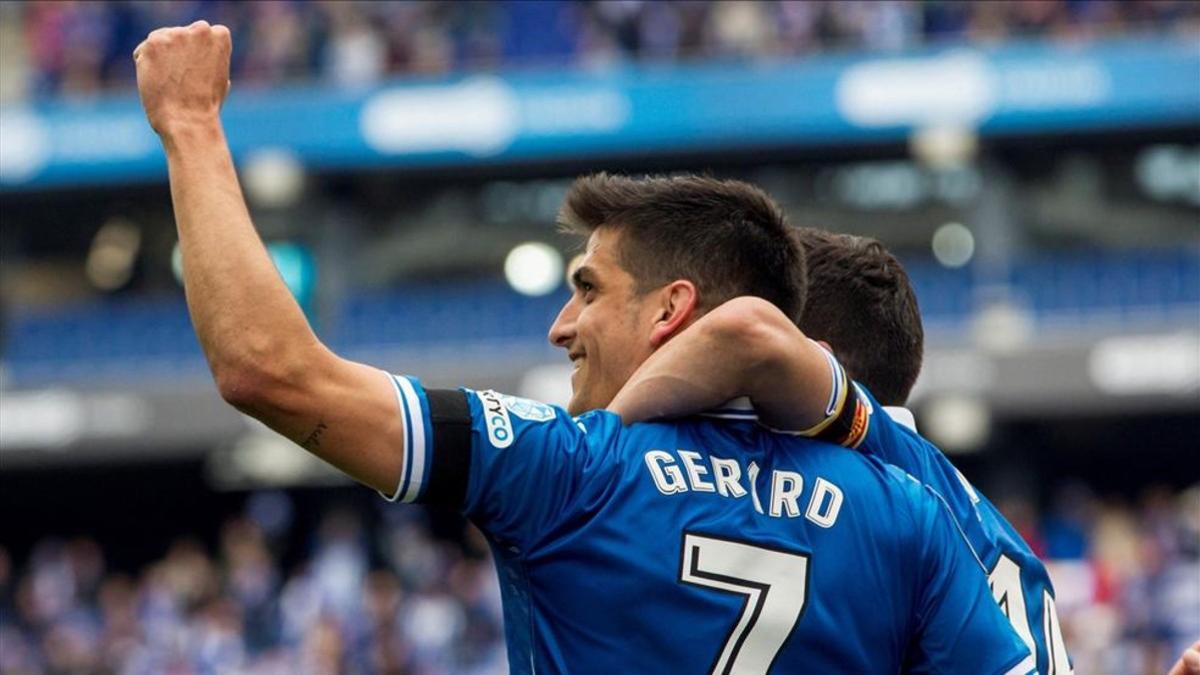 Gerard ha logrado hoy su gol número 16 en el presente campeonato de liga