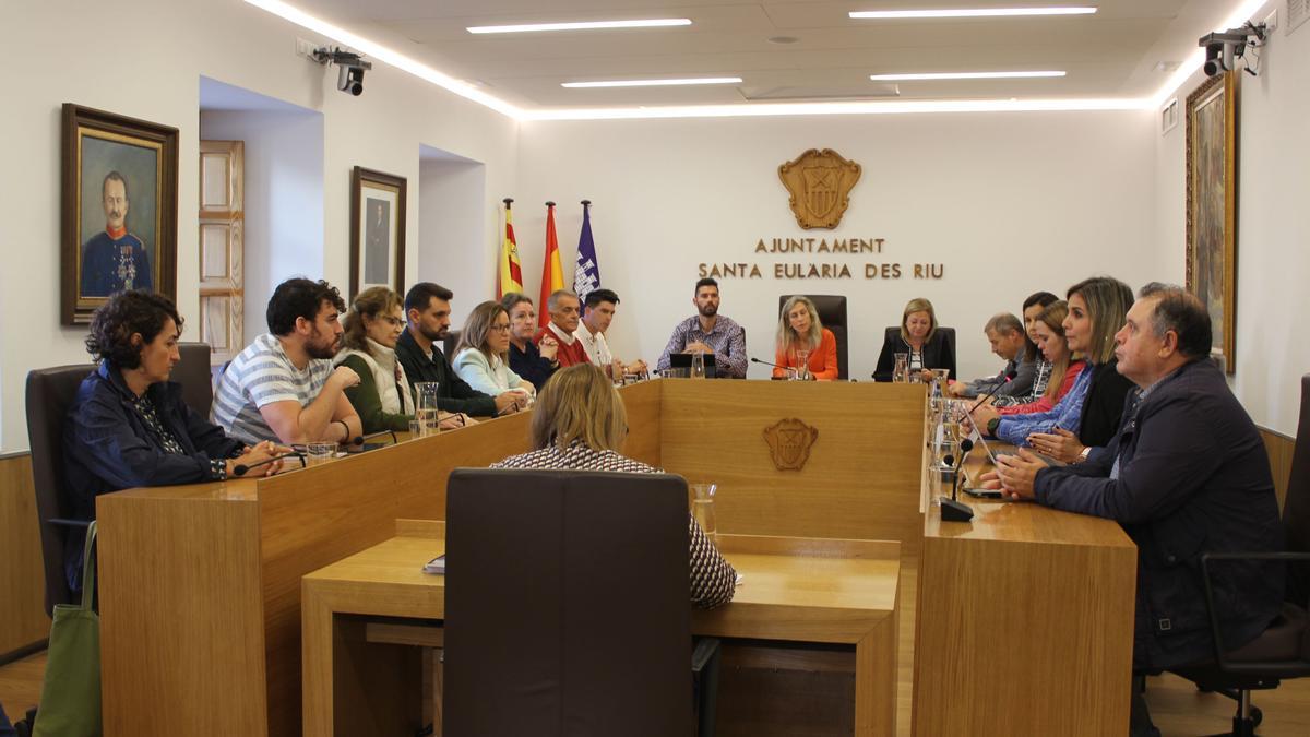 Pleno celebrado en Santa Eulària.