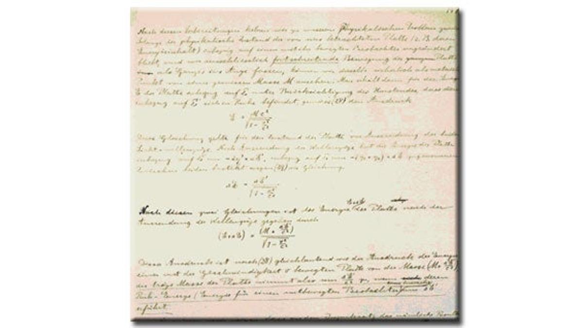Exposición de los manuscritos de Einstein en Jerusalén