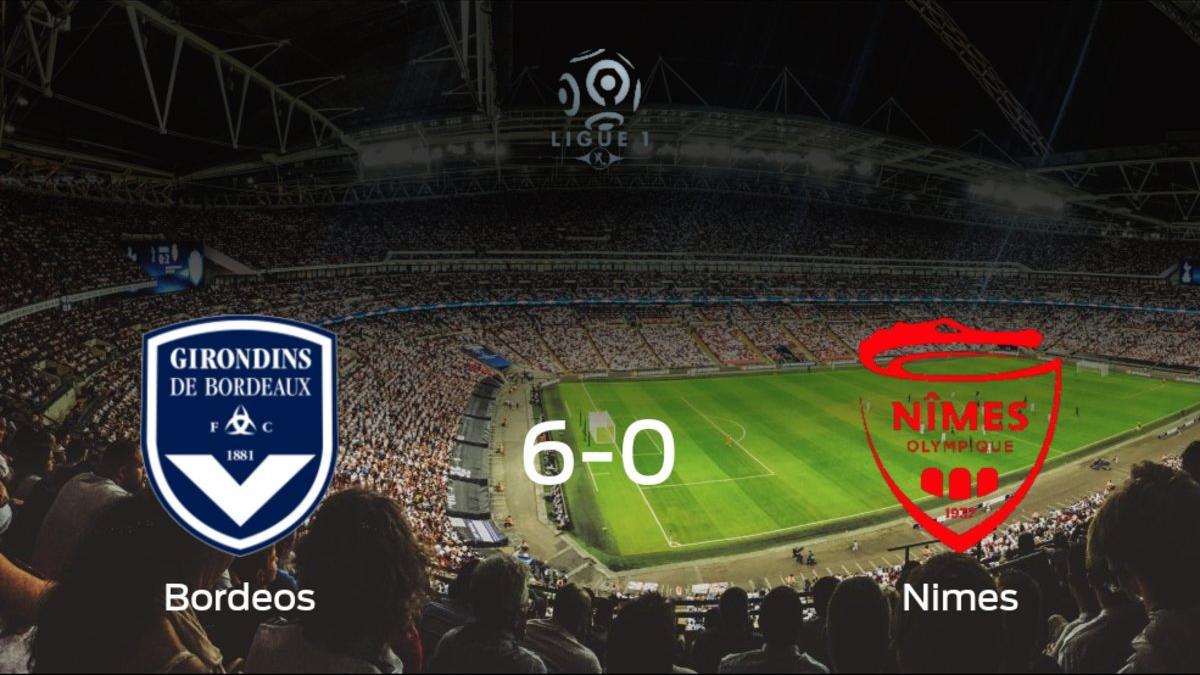 Los tres puntos se quedan en casa: goleada del FC Girondins Bordeos al Olimpique de Nimes (6-0)