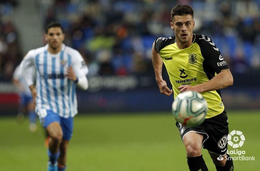 Partido del Málaga CF y el Tenerife en La Rosaleda.