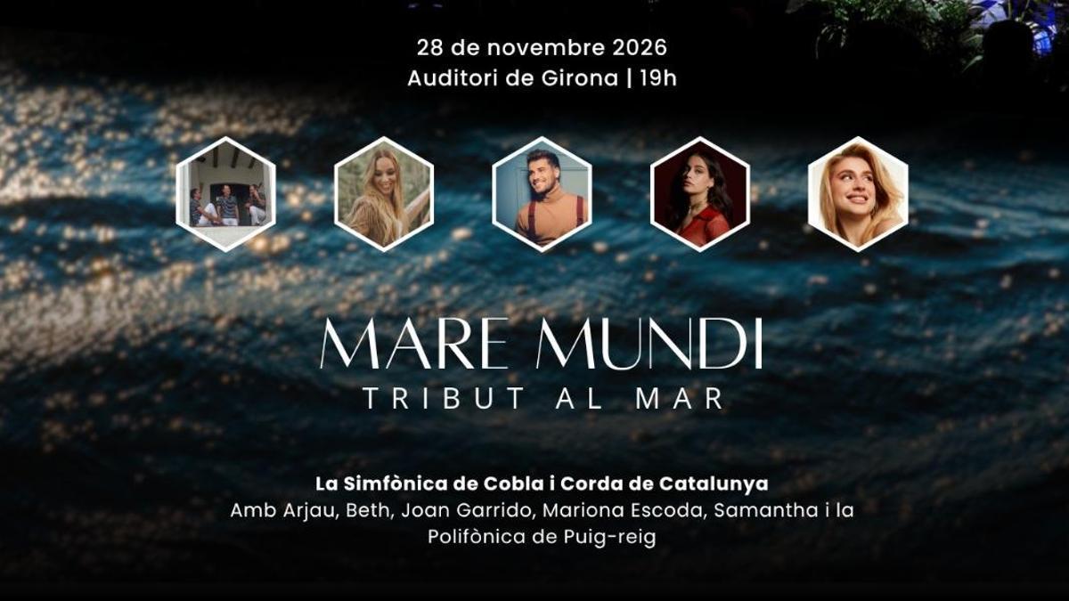 El cartell del concert solidari Mare Mundi 2026