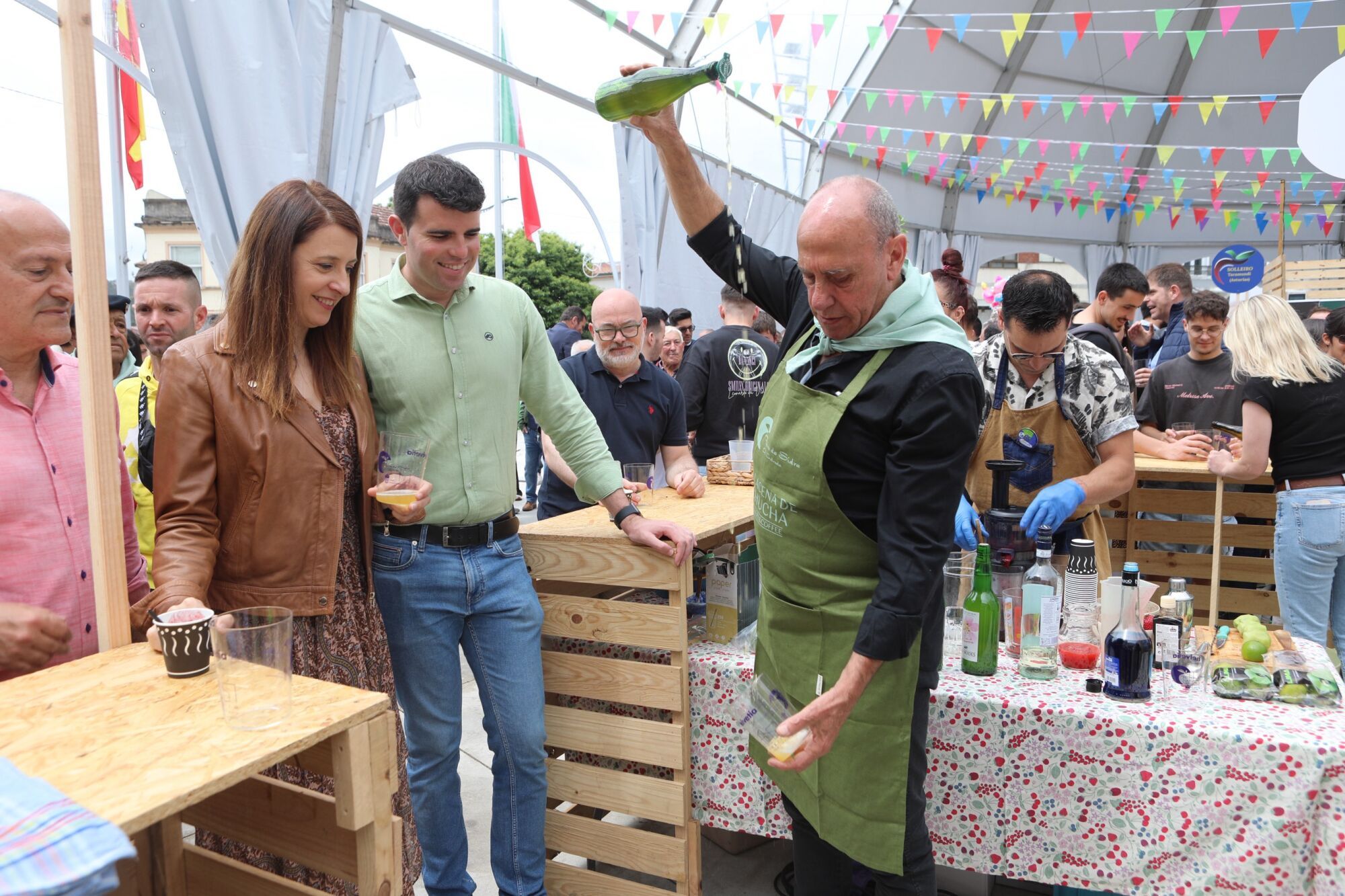 Asistentes a la cita gastronómica