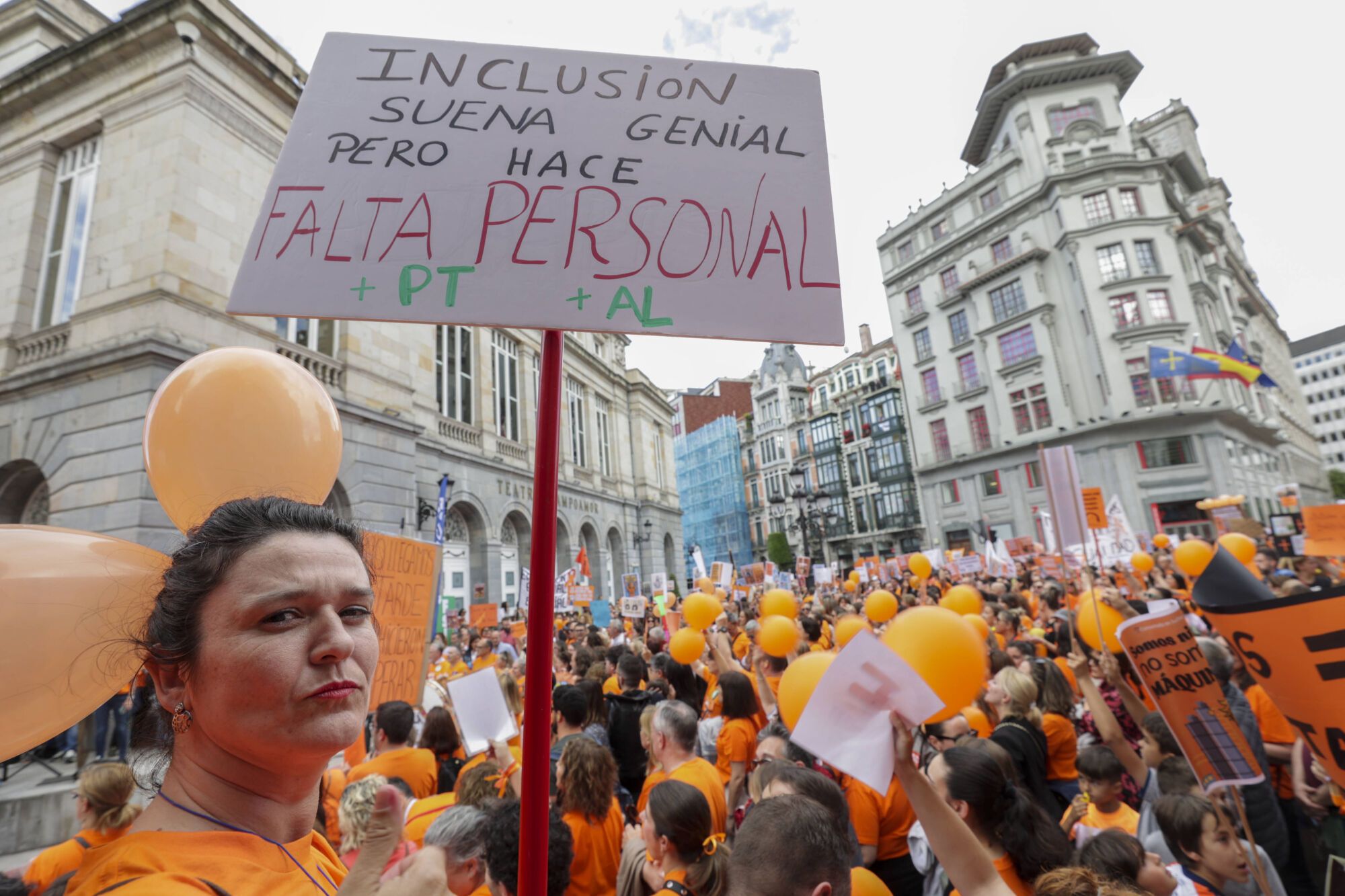 Concentración de profesores de la concertada