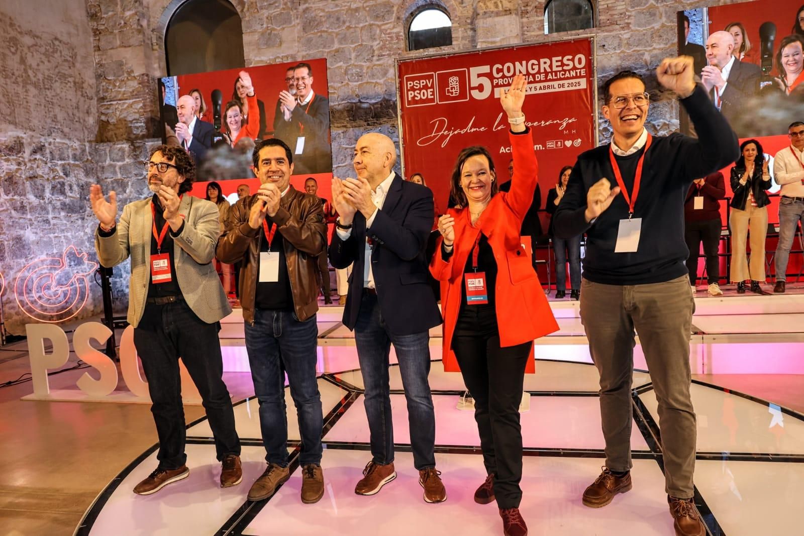 Leire Pajín abre el congreso provincial del PSOE alicantino celebrado en Alcoy