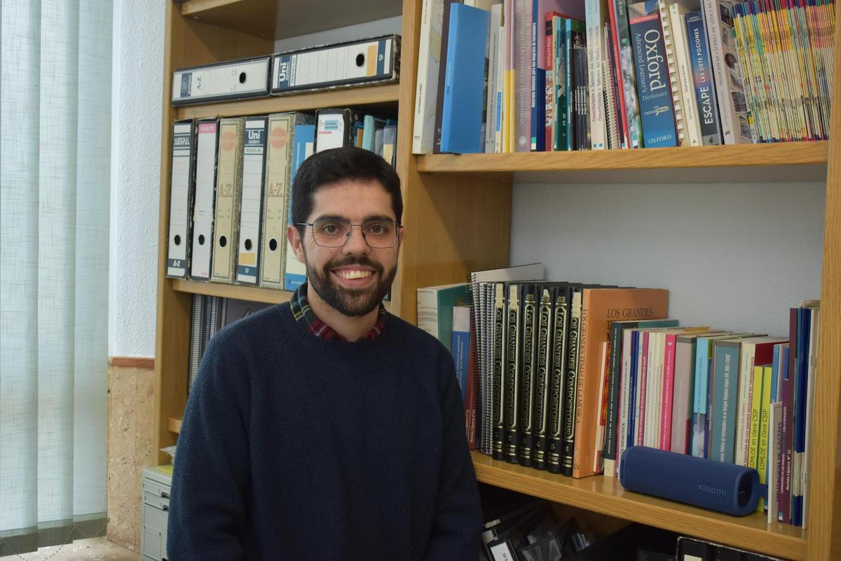 Alberto, docente del CEIP Delicias.