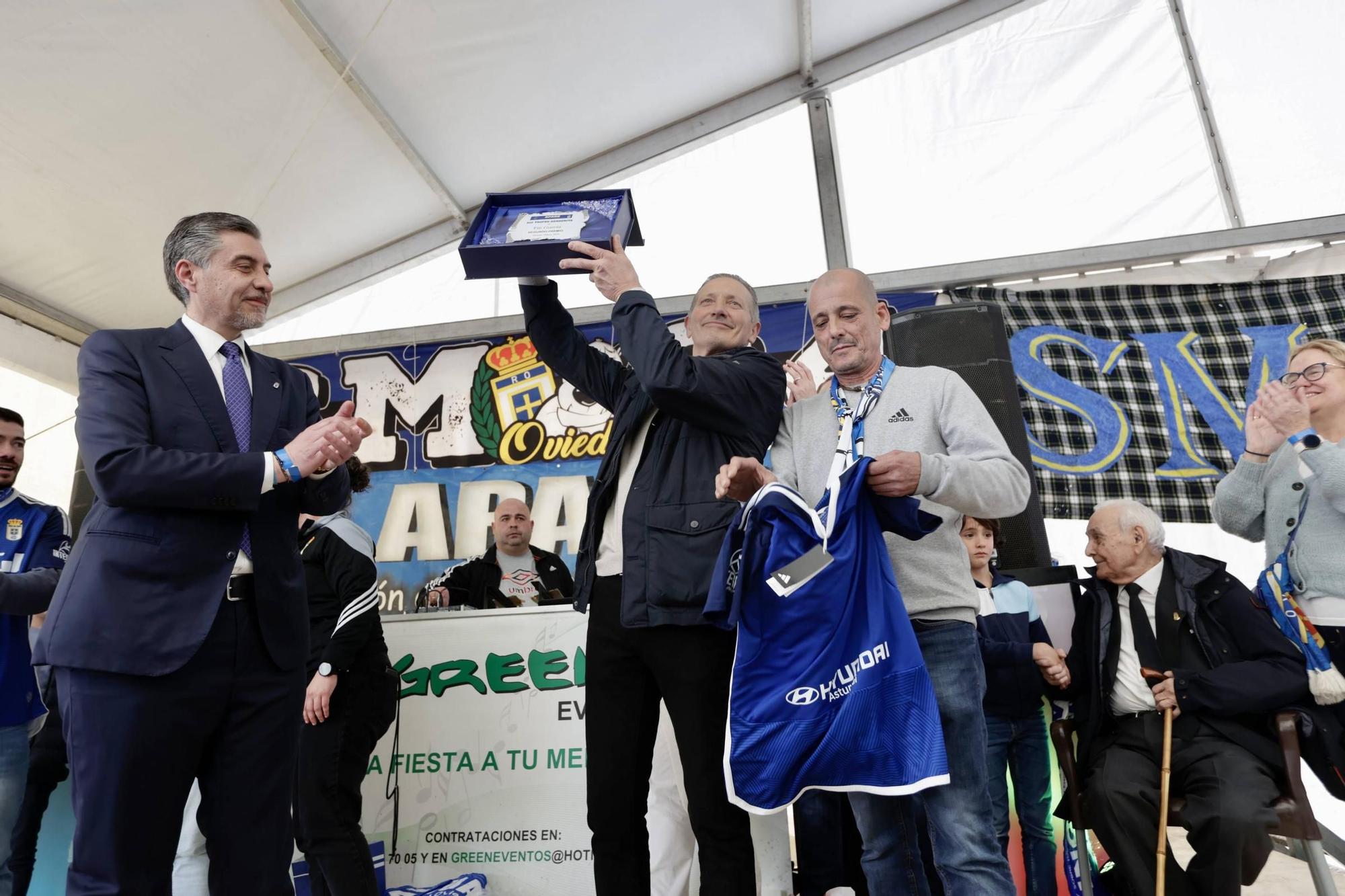 En imágenes: así fue el 98º aniversario del Real Oviedo en la previa del Tartiere