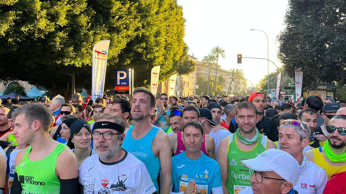 Arranca la TotalEnergies Maratón de Murcia