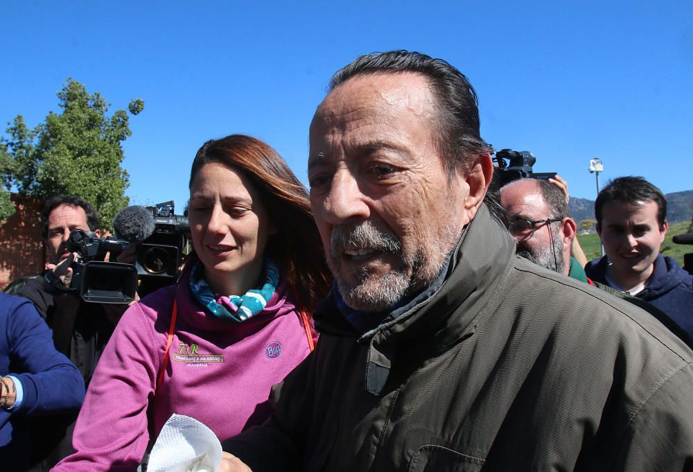 Salida de la cárcel de Julián Muñoz en su primer permiso penitenciario