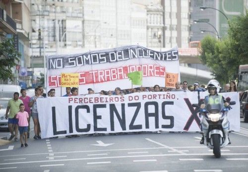 Percebeiros furtivos de O Portiño piden licencias