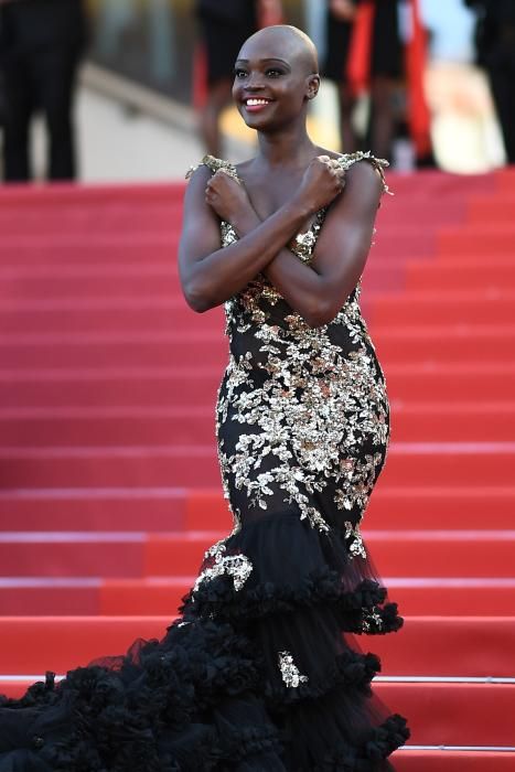 Miriam Odemba en el Festival de Cannes 2018