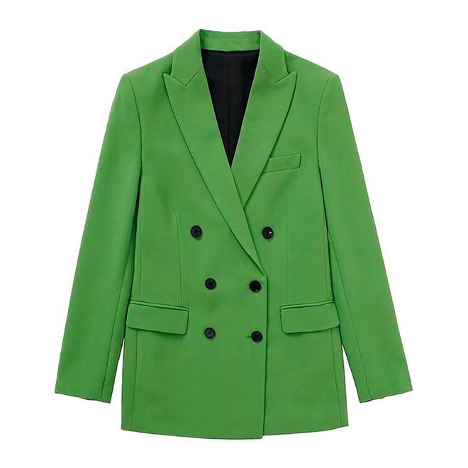 Chaqueta de traje verde AliExpress