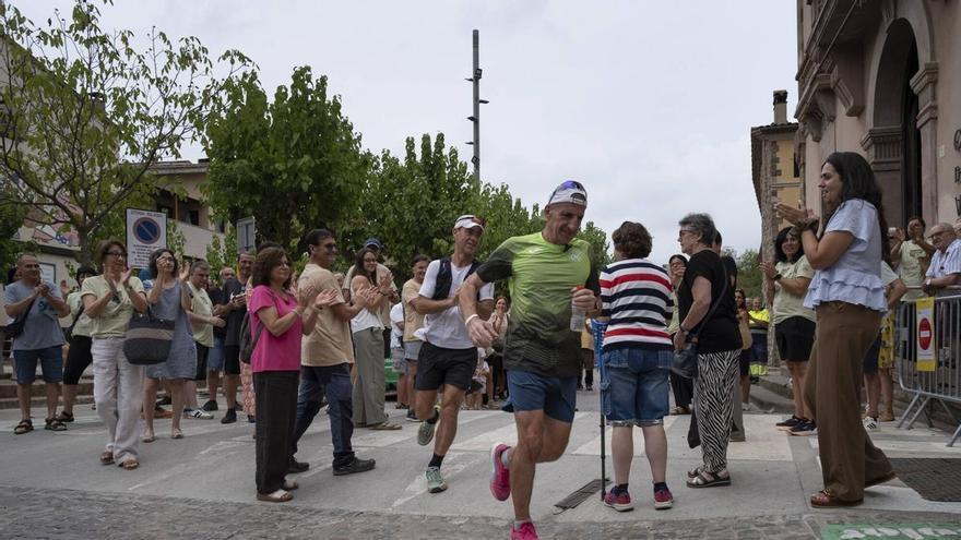 El moianès Enric Casacuberta comença el repte solidari Ruta66 per l'ELA