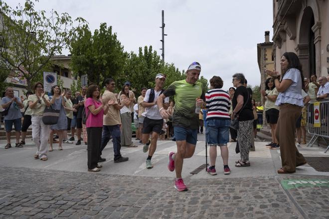 El moianès Enric Casacuberta comença el repte solidari Ruta66 per l'ELA