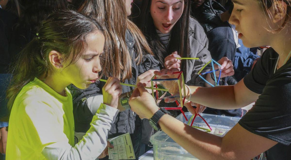 Unha das probas da iniciativa dos centros escolares. | IÑAKI ABELLA