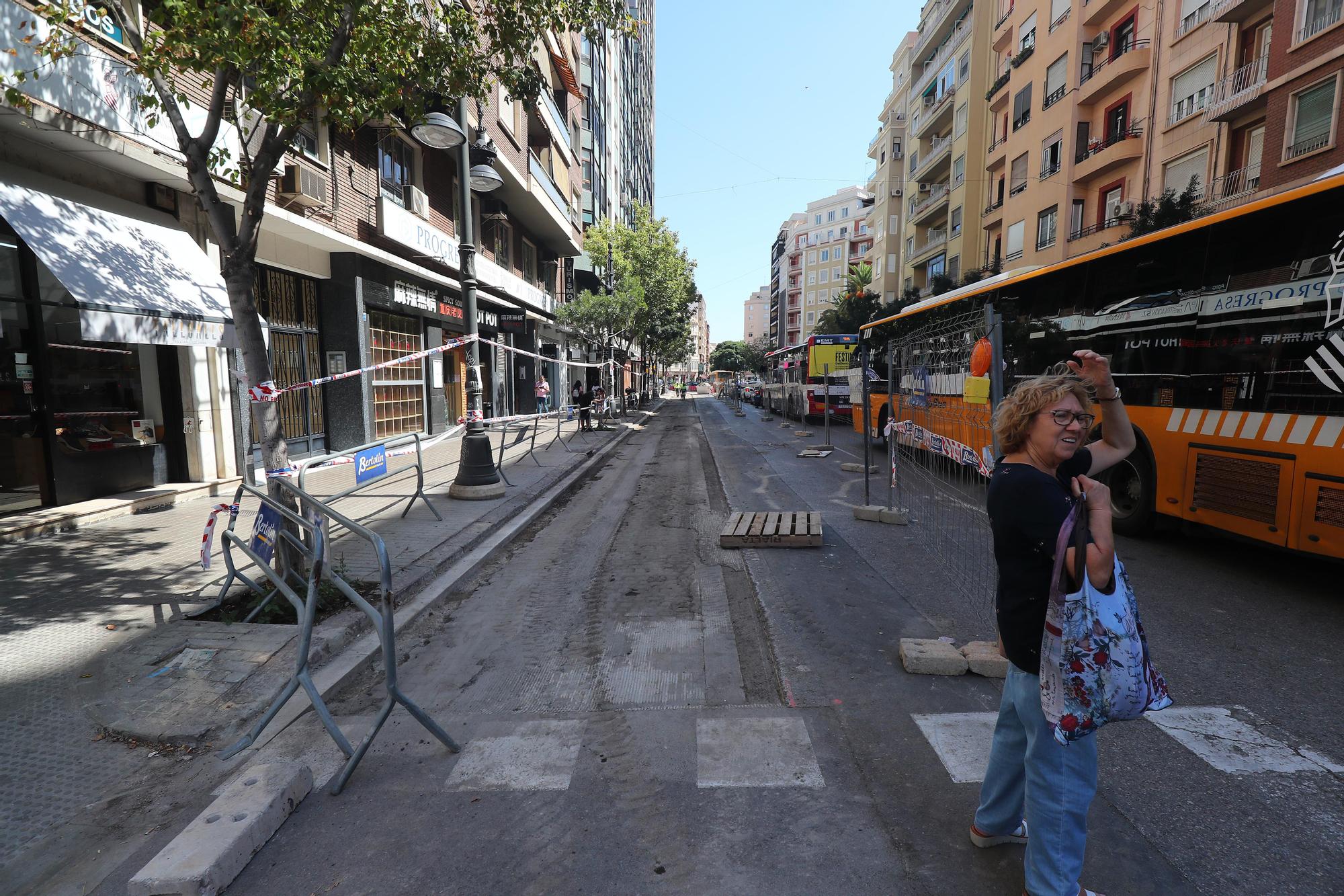 Así van las obras del carril bici de la Avenida del Cid