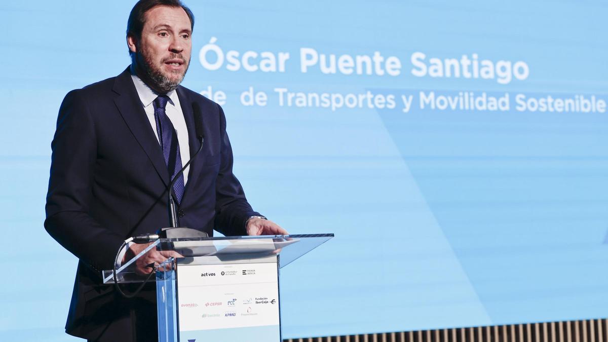 El ministro de Transportes, Óscar Puente, clausura del II Congreso de Movilidad Inteligente y Sostenible organizado por Prensa Ibérica.