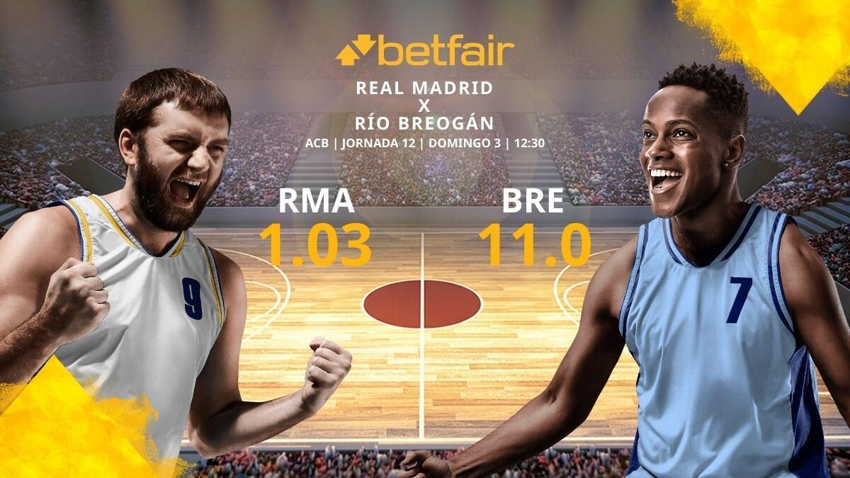 Real Madrid Baloncesto vs. Río Breogán: horario, TV, estadísticas, clasificación y pronósticos