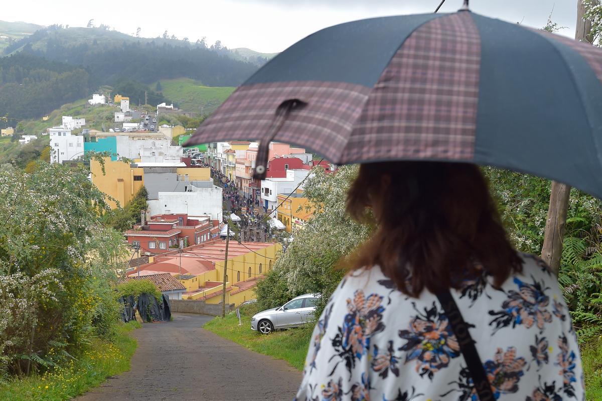 Vista de Montaña Alta, en Guía.