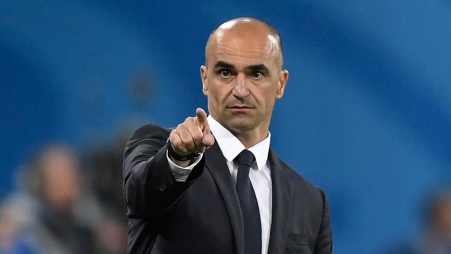 Roberto Martínez durante la semifinal.